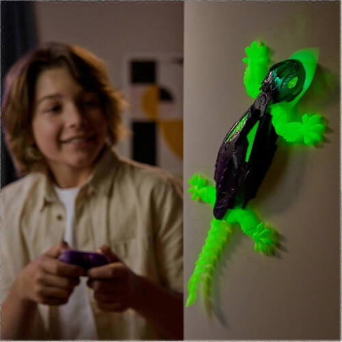 HEX BOTS Wall Crawler Gecko Rechargeable RC Robot Climbs Walls Ages 4+ 1