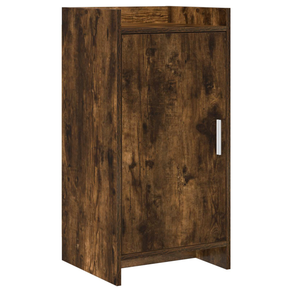 Vidaxl Sideboard Smoked Oak 40 X 36 X 80 Cm Engineered Wood