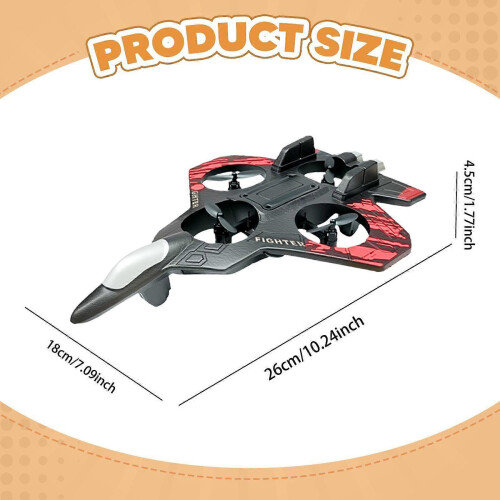 Remote Control RC Glider Airplane Drop Resistant with Light Gifts 2