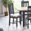 Set Of 2 Bordeaux Dining Chairs Dark Grey 1