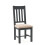 Set Of 2 Bordeaux Dining Chairs Dark Grey 3