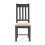 Set Of 2 Bordeaux Dining Chairs Dark Grey 4