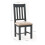 Set Of 2 Bordeaux Dining Chairs Dark Grey 5