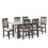 Set Of 2 Bordeaux Dining Chairs Dark Grey 6