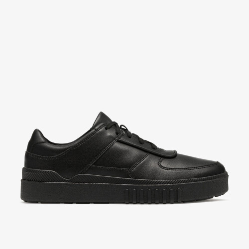Clarks (Standard, 4.5 (Adults')) SomersetFlex Y Black Leather