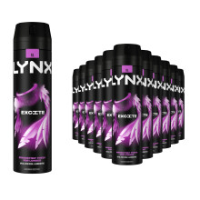 Lynx XL 48-H High Definition Excite Body Spray Deodorant 12 Pk, 200ml