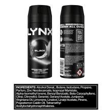 Lynx Bodyspary Deodorant Black 150ml