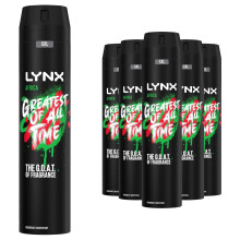Lynx XXL 48H Fresh Deodorant Body Spray, Africa, 6 Pack, 250ml