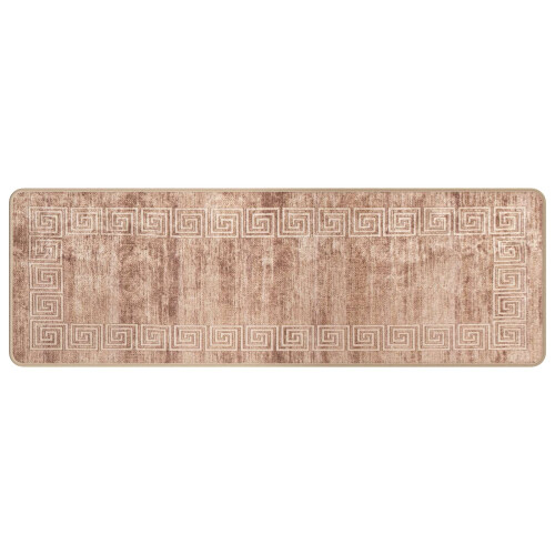 VidaXL vidaXL Rug Runner MARSA White 50 x 150 cm Polyester and PVC 2