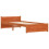 VidaXL vidaXL Bed Frame Wax Brown 195.5 x 80.5 x 51 cm Solid Pine Wood 5