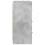 VidaXL vidaXL Sideboard Concrete Grey 75 x 33 x 80 cm Engineered Wood 5