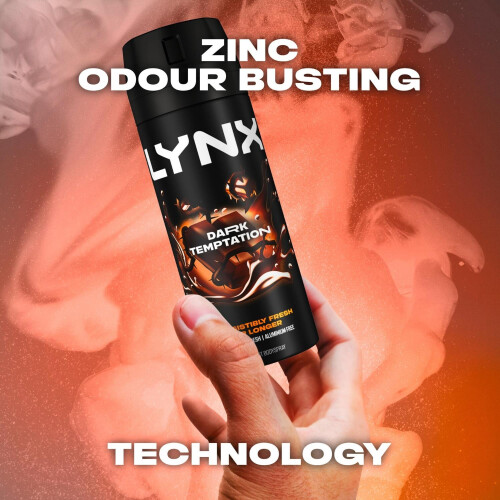Lynx Lynx Dark Temptation Body Spray Deodorant 150ml 1