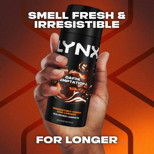Lynx Lynx Dark Temptation Body Spray Deodorant 150ml 2