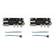 2X pour Raspberry Pi 5/4B Micro--Compatible à la Carte Adaptateur HD Support Double Sortie 4K Carte D'Extension