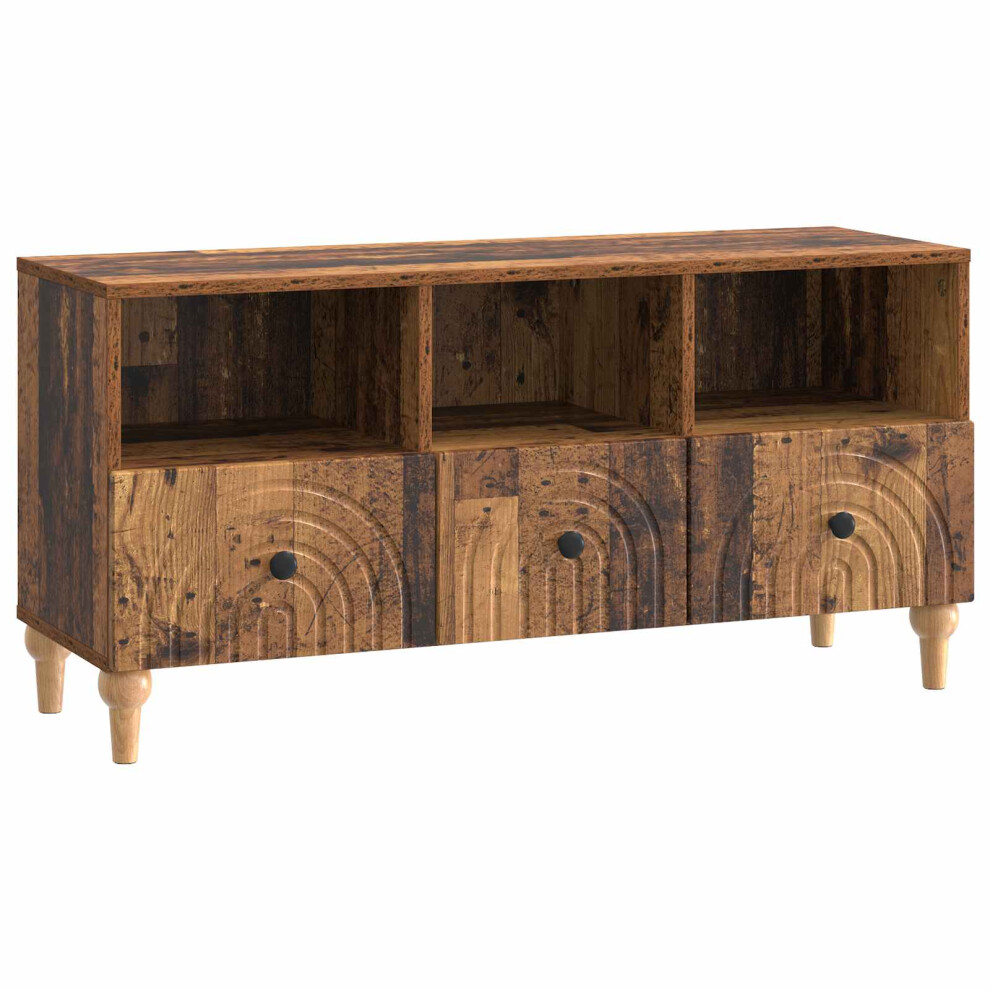 Vidaxl Tv Cabinet Old Wood 102 X 34.5 X 50 Cm Engineered Wood
