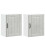 VidaXL vidaXL Kitchen Wall Cabinets 2 pcs Lucca Concrete Grey Engineered Wood 5