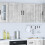 VidaXL vidaXL Kitchen Wall Cabinets 2 pcs Lucca Concrete Grey Engineered Wood 4