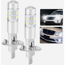 Kit de 2 ampoules de phare LED 6000 K blanc super, feux de croisement pour voiture, éclairage puissant et durable