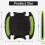 8 Pcs Scratch Protection Car Door Handle Stickers, 3D Self-Adhesive Protective Covers, Green 2