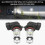 Σετ 2 τεμαχίων λάμπες προβολέων LED HB4 9006 100W εξαιρετικά φωτεινό λευκό για αυτοκίνητο 3