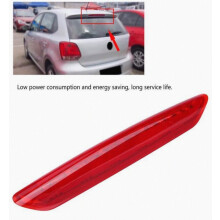 Derde remlicht voor auto, rood, passend voor VW Polo 9N 2002-2010, hoog geplaatst remlicht met heldere verlichting, duurzame behuizing, eenvoudige m