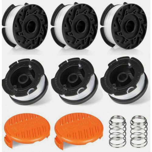 8 Pack Trimmer Line Spool Compatible with Black and Decker String Trimmers, Durable Replacement Spool for Edging and Lawn Care
