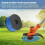 3-Pack Replacement Spools for Grass Trimmer, With 1 Cap, Compatible with GL315 GL350 GL650, Black, Durable Nylon Line 4
