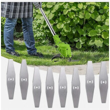 Lames de remplacement pour tondeuse à gazon sans fil, lames métalliques durables pour jardin, accessoire de coupe résistant