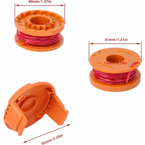 Replacement Trimmer Spool Compatible with 20V Lawn Trimmers, Durable Spool for Smooth and Efficient Cutting 1