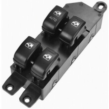 Elektrischer Fensterheberschalter, Werksstandard, schnelle Reaktion, schwarzer Glasschalter 9357026100
