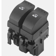 Raamschakelaar knop voor elektrische ramen, compatibel met Clio II, 10-polig, dubbele knop, 8200 060 045