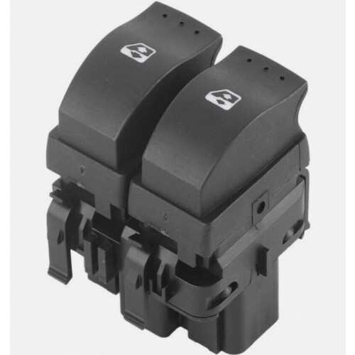 Window Switch Button Compatible with Clio II 2, 10 Pin Electric Window Control, Double Button, Replacement 8200 060 045