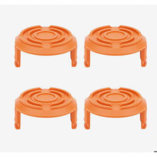 Lawn Mower Spool Cover, 4-Pack Replacement Accessory for Trimmer Head, Durable Plastic Shield Cover