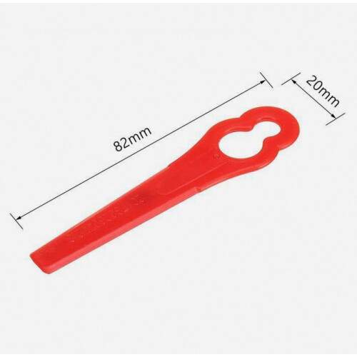 Plastic Lawn Mower Blades, 100 Pack, Durable Replacement Cutting Blades for Clean, Precise Grass Trimming 1