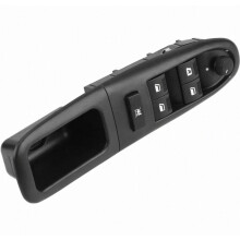Fensterheberschalter Fahrerseite links für 406 1995-2004, elektrische Fensterheber-Steuerung, schwarze Ausführung