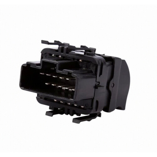 Electric Window Switch Button for Renault Clio II 2 8200 060 045, Durable Black Replacement Control Panel 1