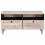 VidaXL vidaXL Coffee Table Bleached White 80 x 54 x 40 cm Solid Mango Wood 4