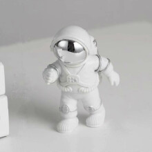 (Type B*Silver) Figurka astronauty, dekoracja biurka, zabawka dla dzieci, prezent na przyjęcie