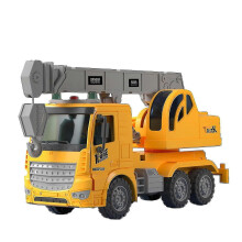 (Crane Yellow) 10 Inch Kids Concrete Mixer Truck Toy Simulation Construction Dumping Vehicle