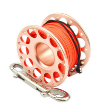 (Pink, 30) 15m/30m Fxl-952 Double Hook Head Finger Reel High Strength Long Life Pro Diving