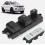 Interrupteur de lève-vitre de remplacement pour Pathfinder Qashqai Mk2, panneau de commande intérieur noir durable 2