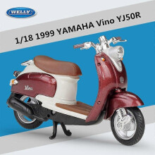 (YJ50R Foam Box) Modellino di moto Yamaha XP500 TMAX in lega pressofusa in scala 1:18, giocattolo da collezione per la strada.