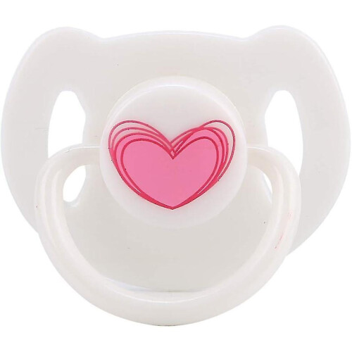 (color 3) Sucette magnétique rose pour poupée (1 pièce)