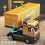 (A) Alloy Engineering Bulldozer-Kran-Bagger-Turmlaster-Set für Kinderspielzeugautos 4