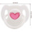(color 3) Sucette magnétique rose pour poupée (1 pièce) 2