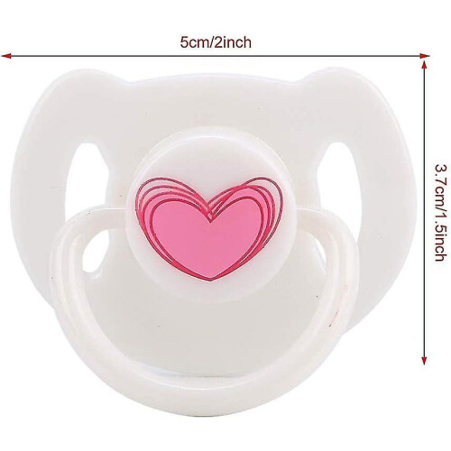 (color 3) Sucette magnétique rose pour poupée (1 pièce) 1
