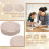Compostable Disposable Paper Plates Bulk 9 Inch 50 Pack, Bamboo Plates, Eco Friendly, Biodegradable 1