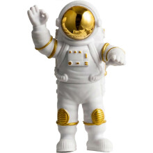 (Type A*Gold) Astronautfigur Skrivbordsdekor Rymdman Leksak Barnfestpresent