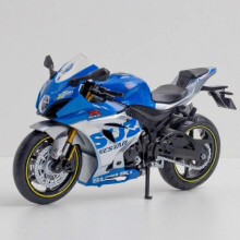 (R1000 Blue no box) Modellino di moto da corsa Suzuki GSX-250R in lega pressofusa in scala 1:12, giocattolo sportivo da strada, regalo