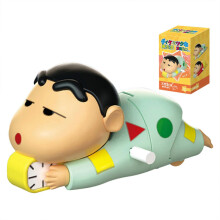 (Blue) Nakręcana mini ruchoma figurka Shinchan z kreskówki anime dla dzieci i dorosłych